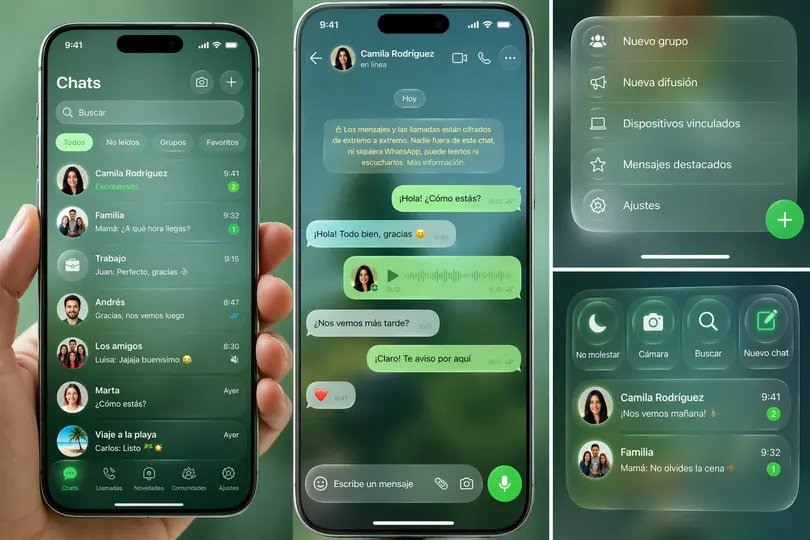Algunos modelos antiguos podrían quedar fuera de la nueva interfaz de WhatsApp./ IA