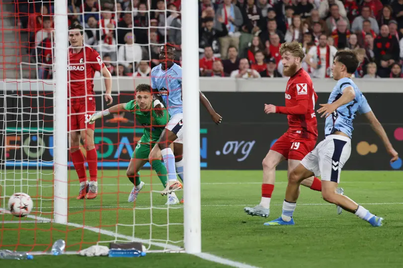 Jugadores de Celta de Vigo en el partido de la Europa League | AP
