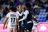 Jugadoras de Pachuca en celebración en un partido del Clausura 2026 de la Liga MX | IMAGO 7