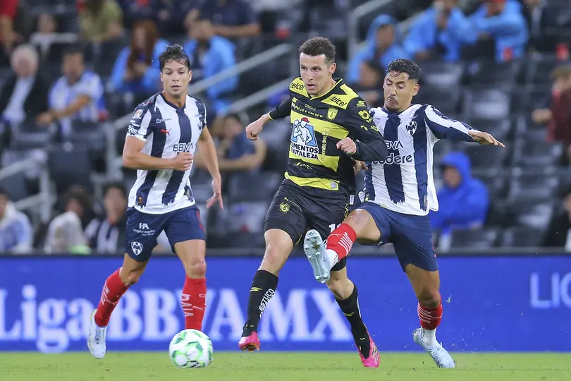 Oussama Idrissi en el partido de Pachuca contra Monterrey en el Clausura 2026 de la Liga MX | IMAGO 7
