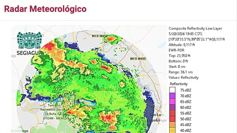 la Secretaría de Gestión Integral del Agua habilitó un radar meteorológico / Especial