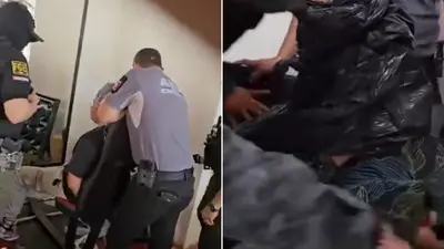 VIDEO: Policías de Chiapas son grabados torturando a dos hombres