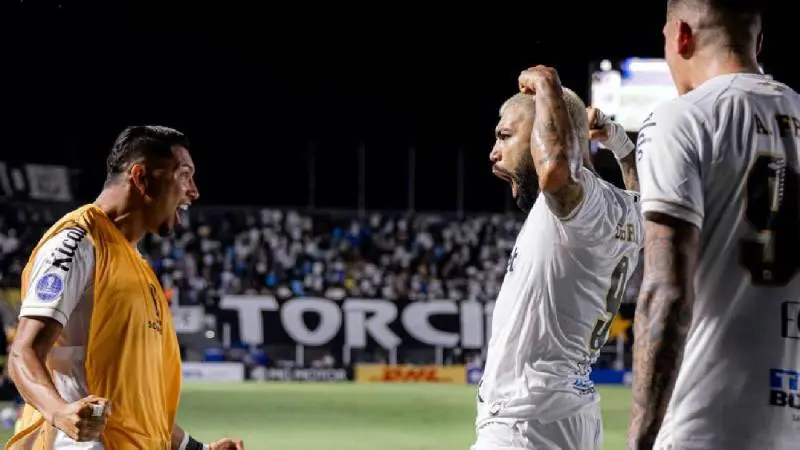Gol de Santos de Brasil en Copa Sudamericana | x:@SantosFC