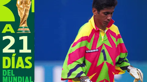 A 21 días: Jorge Campos rompió paradigmas al ser el primer portero en utilizar un uniforme multicolor en un Mundial, lo hizo en EE UU 1994