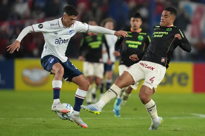 Mateo Barcia vs Anderson Santamaria en la Copa Libertadores | AP