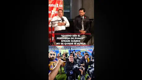 "Quiero ser el Ferguson de Pumas": Efraín Juárez no se quiere ir de Universidad