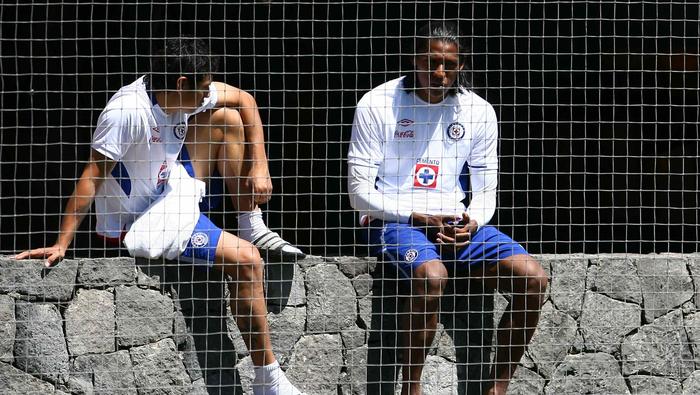 Joel Huiqui en entrenamiento como jugador de Cruz Azul | MEXSPORT