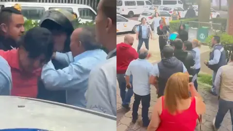 Trabajadores de la casa de estudio no permitieron que la policía se llevara al detenido / Especial