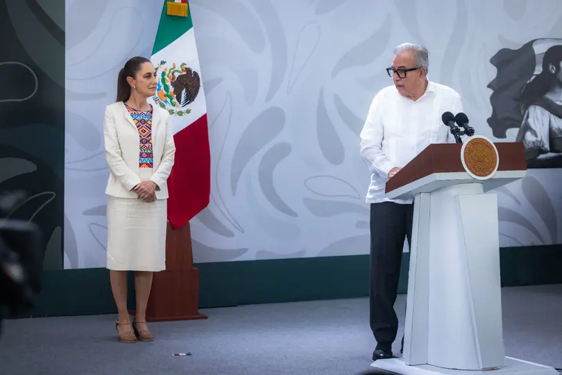 El Gobierno Federal no tiene la obligación de vigilar al morenista, dijo la mandataria / FB: @RochaMoyaR