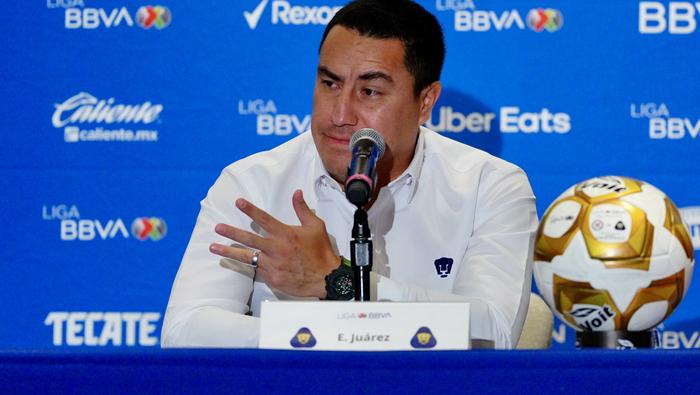 Efraín Juárez en el día de medios previo a la Final del Clausura 2026 | IMAGO7