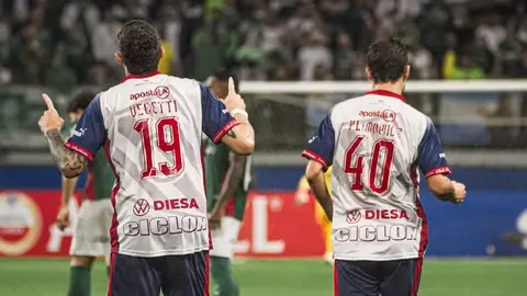 Pablo Vegetti tras anotar en la Copa Libertadores | x:@CCP1912oficial