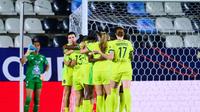 Washington Spirit celebrando la anotación ante Pachuca | MEXSPORT
