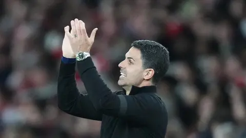 Mikel Arteta, entrenador del Arsenal | AP