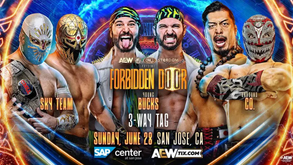 La Sky Team aterriza en Forbidden Door: Místico y Máscara Dorada van por AEW