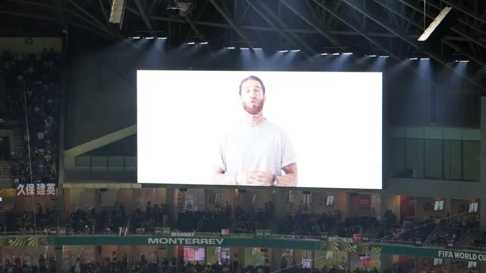 Sergio Ramos, en el Estadio Monterrey | CARLOS PONCE DE LEÓN