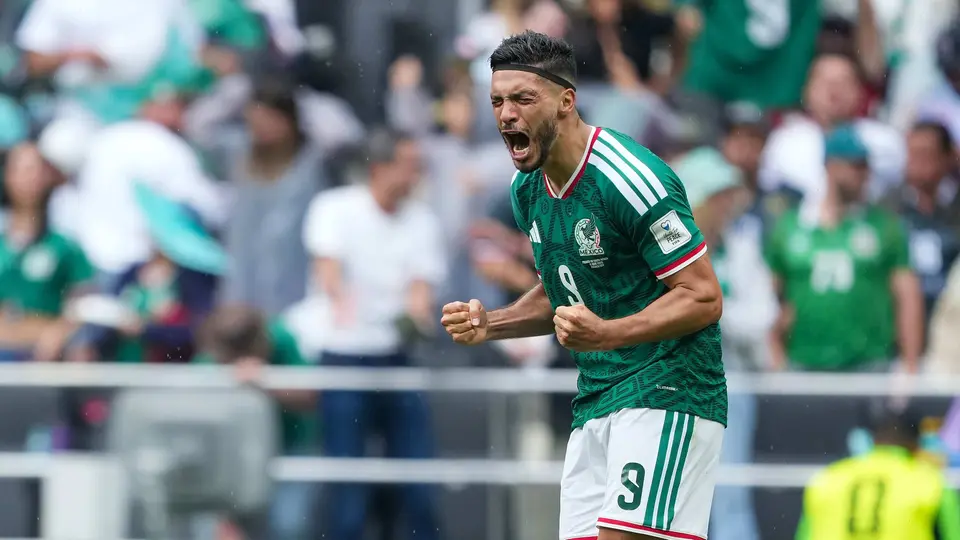 Raúl Jiménez en celebración con la Selección Mexicana | MEXSPORT