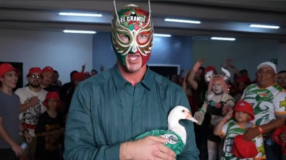 El Grande Americano con Merlí el pato | CAPTURA DE PANTALLA DE AAA