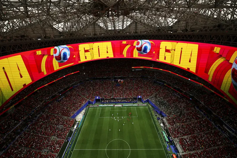 Panorámica del partido de España contra Arabia Saudita en el Mundial 2026 | AP