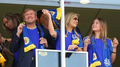 Familia real de Países Bajos celebró en el vestidor de Curazao el empate ante Ecuador