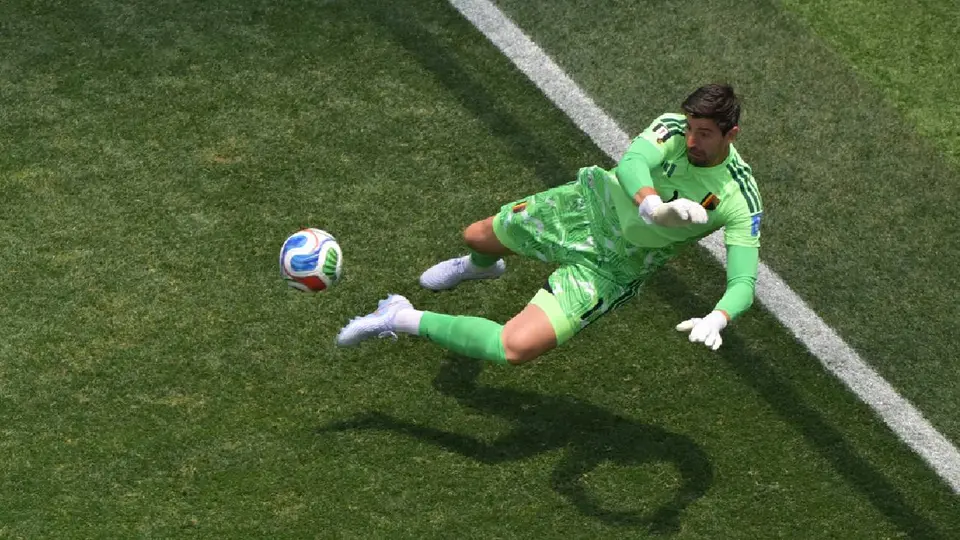 Atajada de Courtois ante Irán | AP