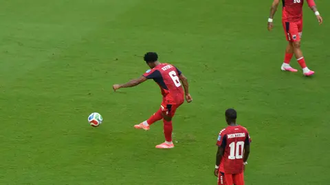 Kevin Pina, jugador de Cabo Verde | AP