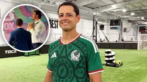 ¿Se viene "refuerzo" bomba para Chivas? Chicharito fue captado platicando con Zlatan Ibrahimović