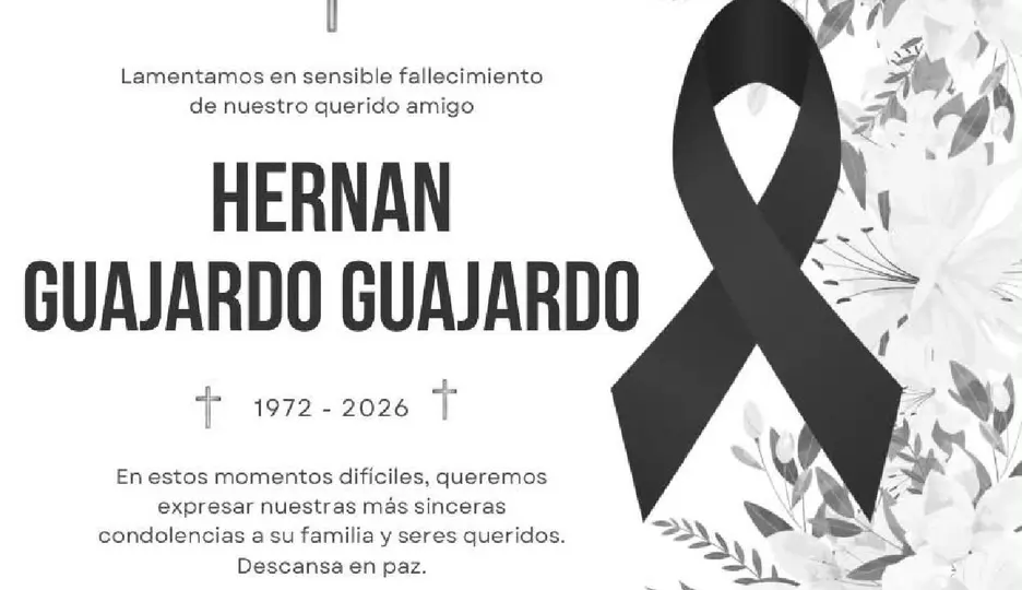 Condolencias de familiares y amigos cercanos a Hernan Guajardo / FB: @Martin Garcia