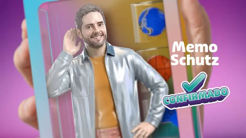 Memo Schutz fue presentado este 21 de julio como uno de los nuevos habitantes de La Casa de los Famosos México 2026./ Captura de pantalla