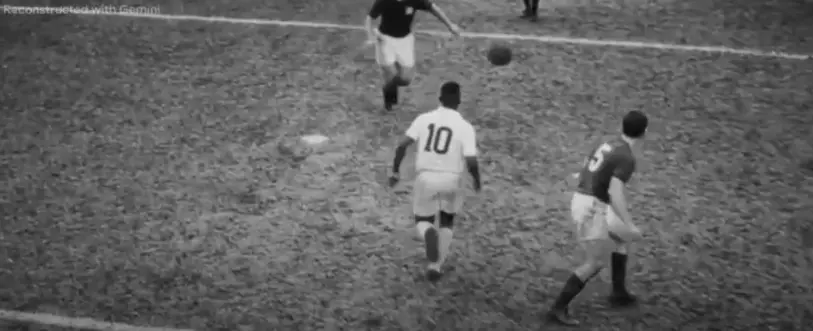 Pelé en la jugada con IA | CAPTURA DE PANTALLA