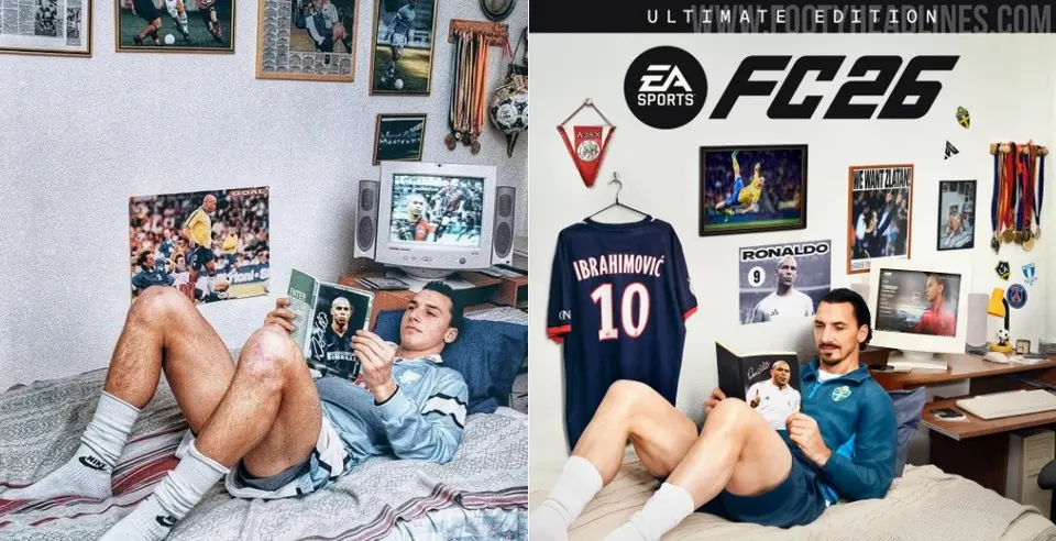 Zlatan recrea icónica imagen | Footy Headlines
