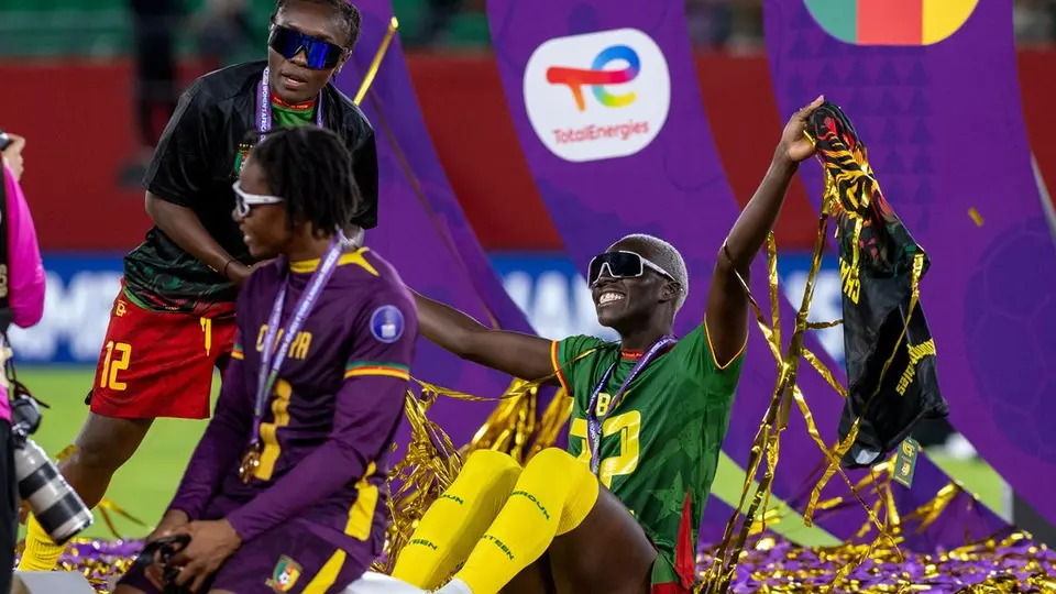 Jugadoras de Camerún tras su título en la Copa Africana de Naciones | AP
