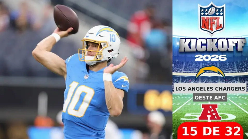 Todo lo que debes saber sobre Los Angeles Chargers rumbo al Kickoff 2026 de la NFL
