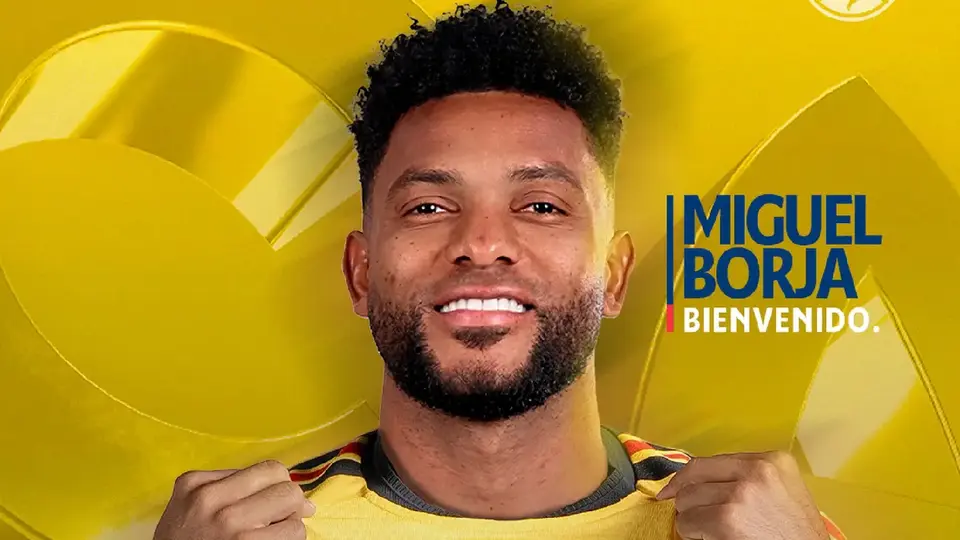 Miguel Borja, refuerzo colombiano de América l Instagram: @clubamerica