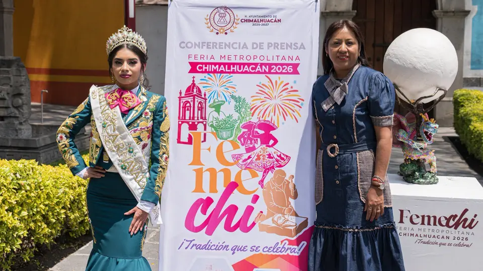 La alcaldesa Xóchitl Flores Jiménez anunció la Feria Metropolitana Chimalhuacán 2026 (Femechi) / FB: Xóchitl Flores Jiménez