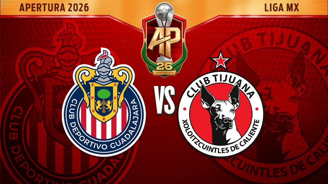 Chivas vs Tijuana EN VIVO Jornada 5 Apertura 2026 | Ya es goleada rojiblanca