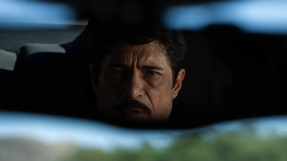 Héctor Kotsifakis interpreta a Joaquín “El Chapo” Guzmán. / Cortesía Netflix