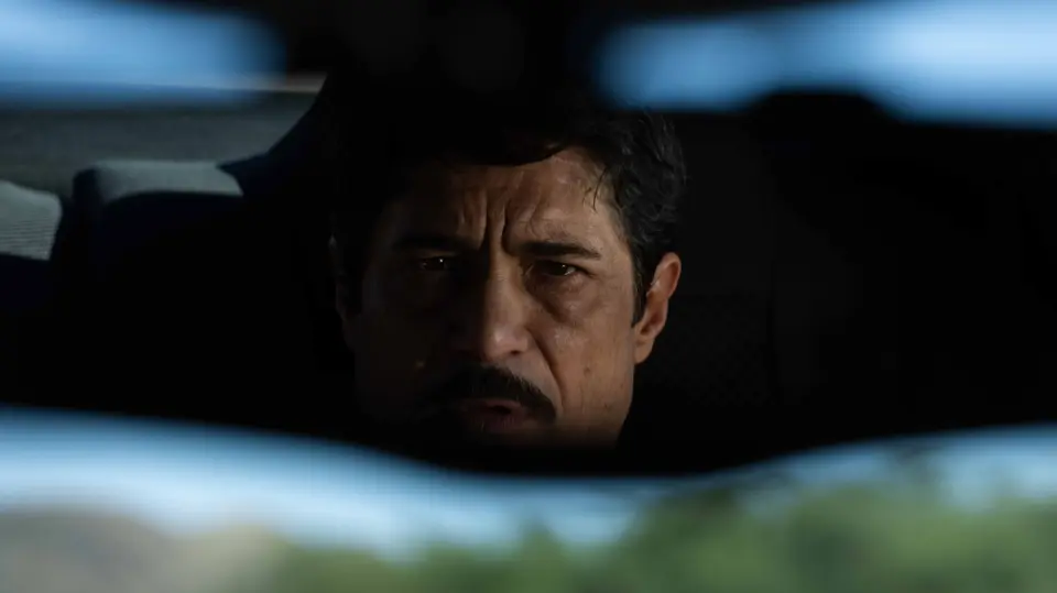 Héctor Kotsifakis interpreta a Joaquín “El Chapo” Guzmán. / Cortesía Netflix