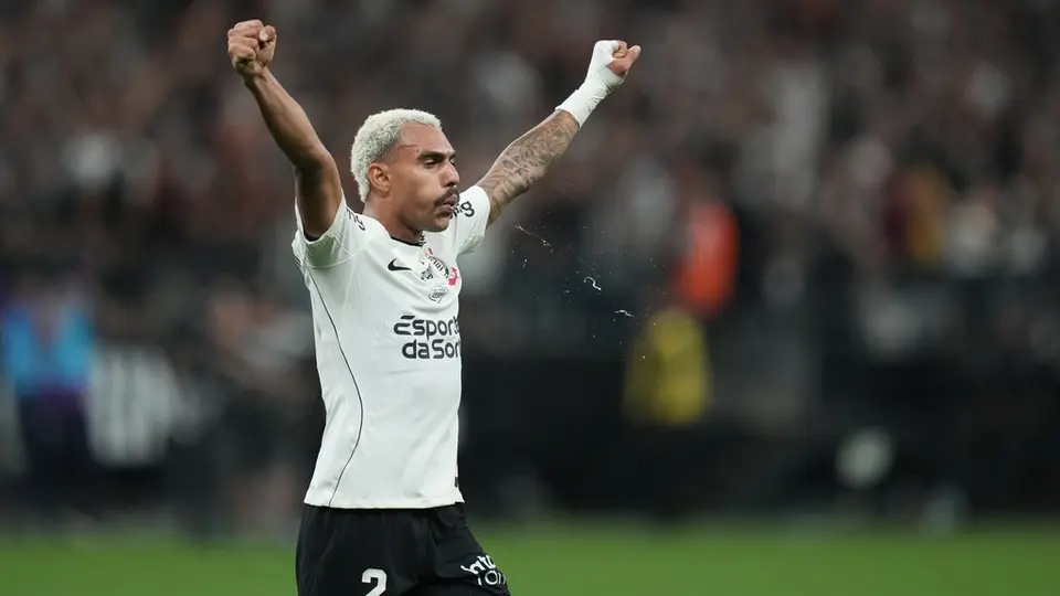 Matheuzinho en celebración con Corinthians en la Copa Libertadores 2026 | AP