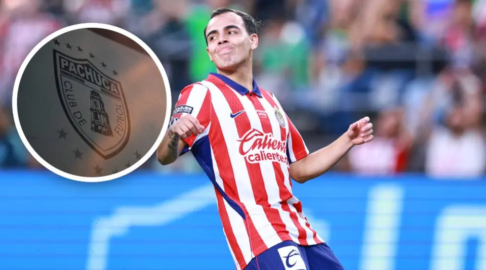 Hugo Camberos y el escudo de Pachuca | MEXSPORT