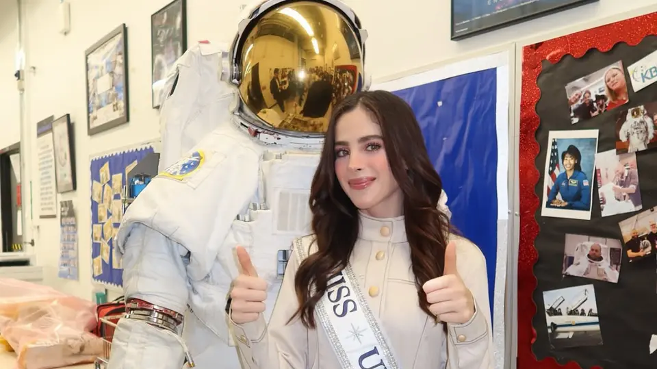 Fátima Bosch también visitó instalaciones de la NASA. / @fatimaboschfdz