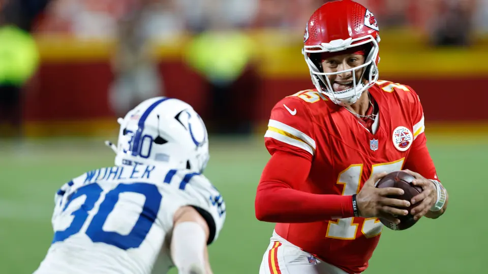 Patrick Mahomes logró una buena actuación frente a Colts | AP