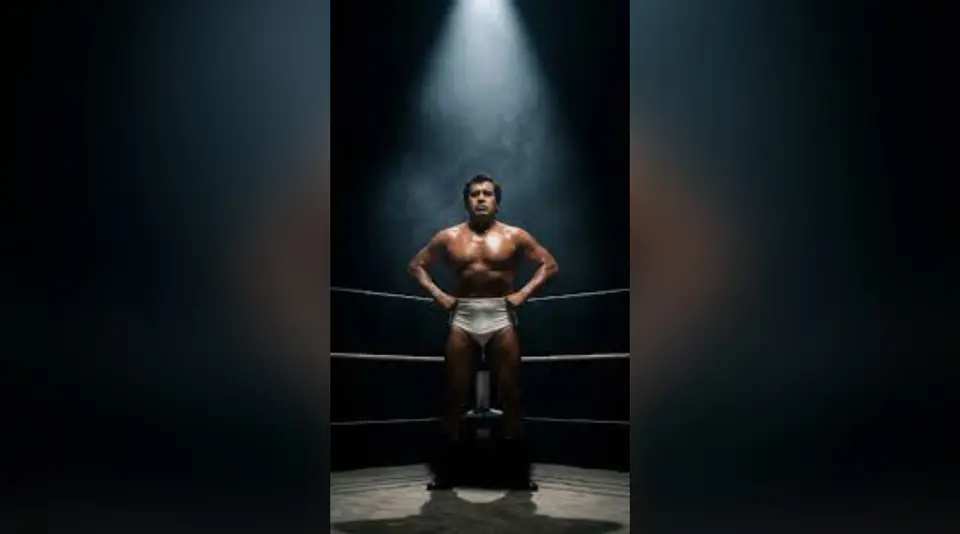 Franco Colombo posando | Captura de Pantalla
