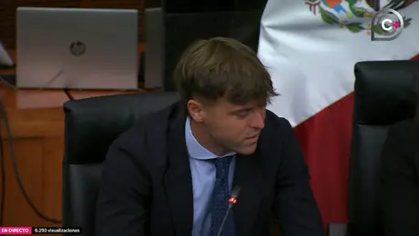 ROBERTO GALÁN DE ATLÉTICO MORELIA EN EL SENADO