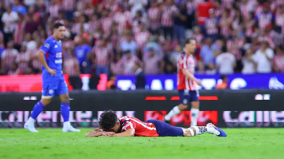 Ricardo Marín en lamento, durante el partido de Semifinales del CL26 ante Cruz Azul | IMAGO7