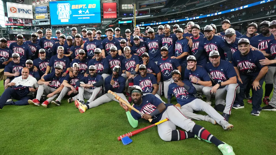 Atlanta Braves conquistan el Este de la Nacional y vuelven a celebrar un título divisional