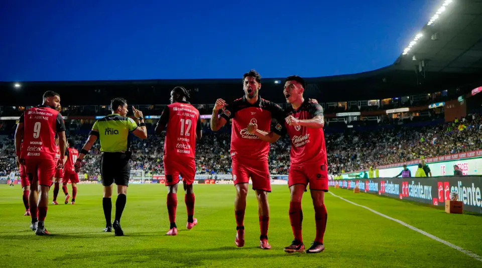 Xolos de Tijuana celebra gol ante Pachuca | IMAGO7