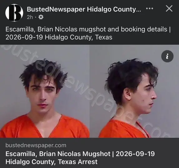 Vera Cruz, nombre artístico de Brian Escamilla, fue arrestada en el condado de Hidalgo, Texas./Especial