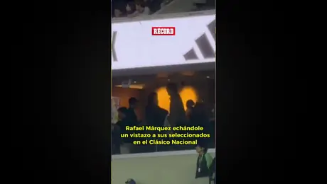 ¡ATENCIÓN! Rafael Márquez Está Presente En El Estadio Azteca Para Presenciar El Clásico Nacion