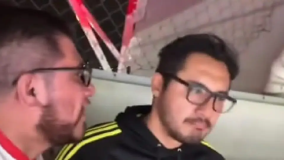 Tiktoker de Chivas con fan del América en el Clásico | CAPTURA DE PANTALLA
