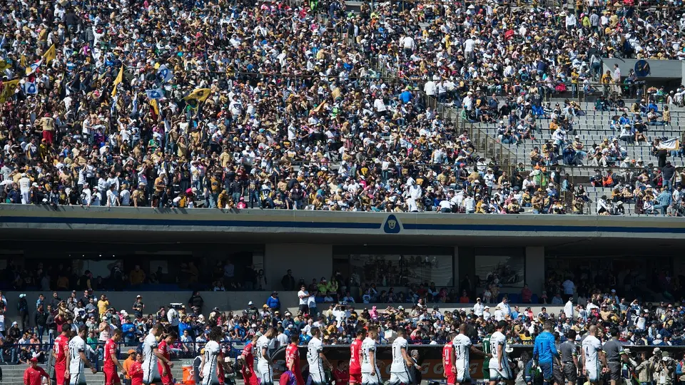 Afición de Pumas durante un partido del Clausura 2016 | MEXSPORT